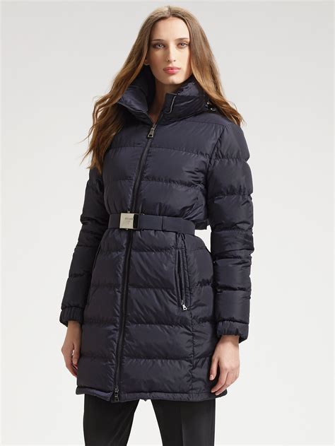 prada padded coat|Prada coats women.